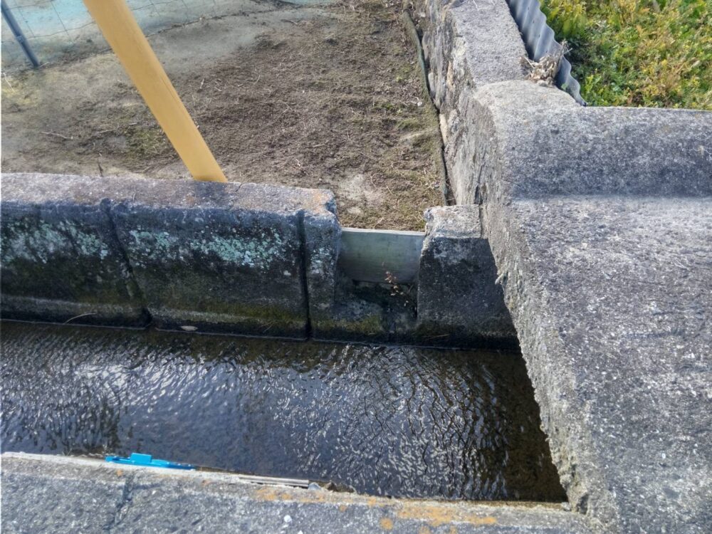 発電所 水路工事